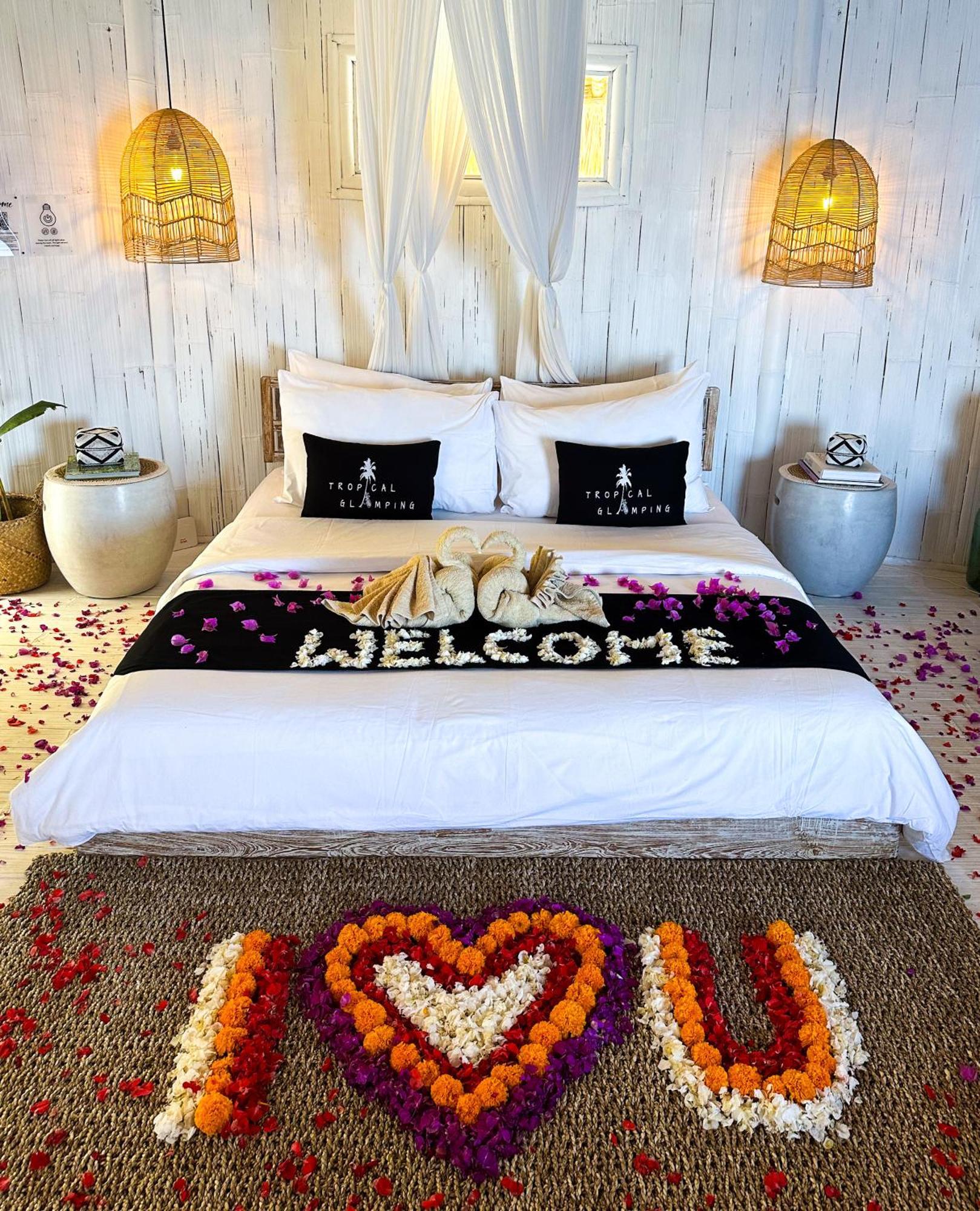 Tropical Glamping Nusa Penida Diamond Beach - Cliff Side Edge Polilit Kültér fotó