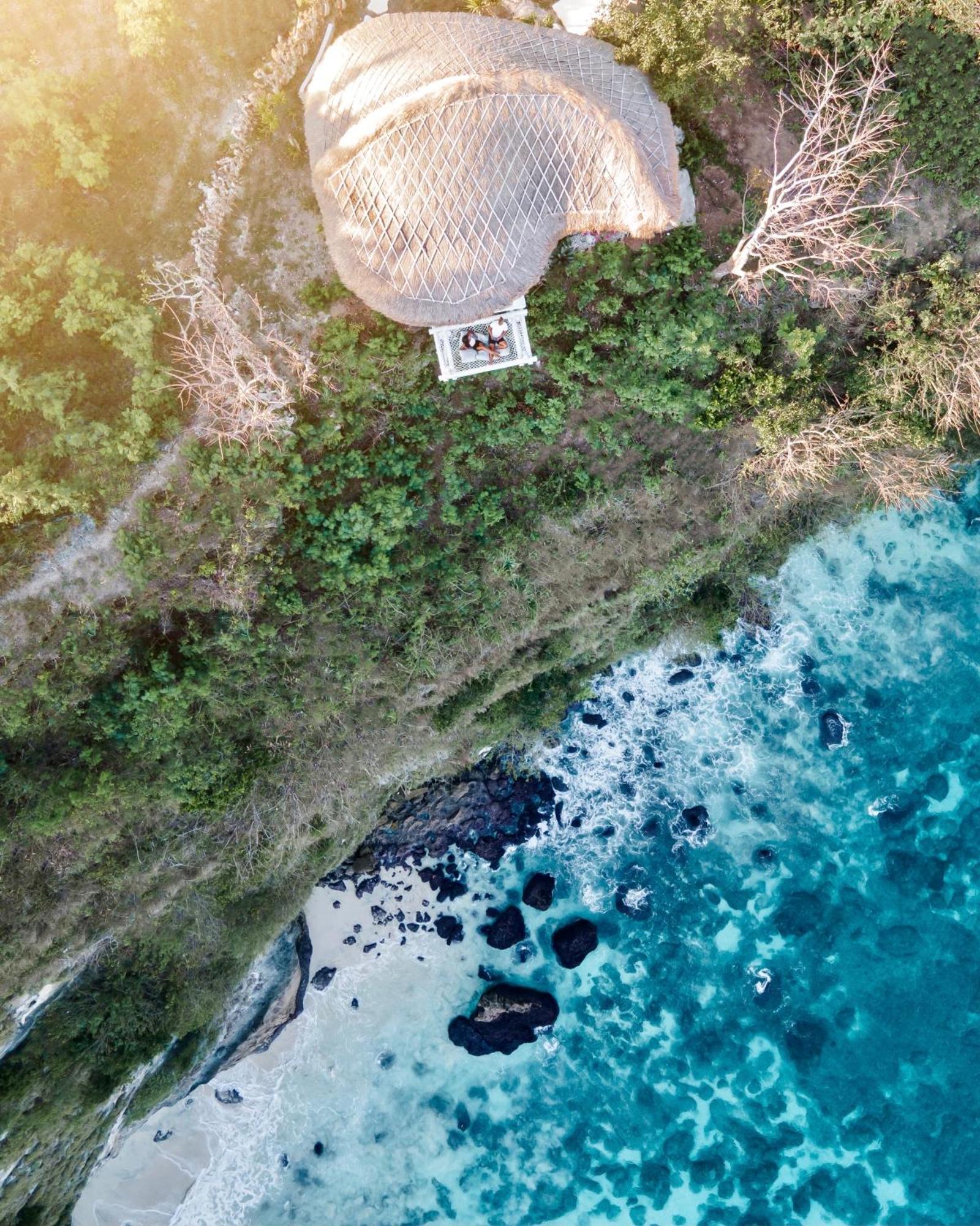 Tropical Glamping Nusa Penida Diamond Beach - Cliff Side Edge Polilit Kültér fotó