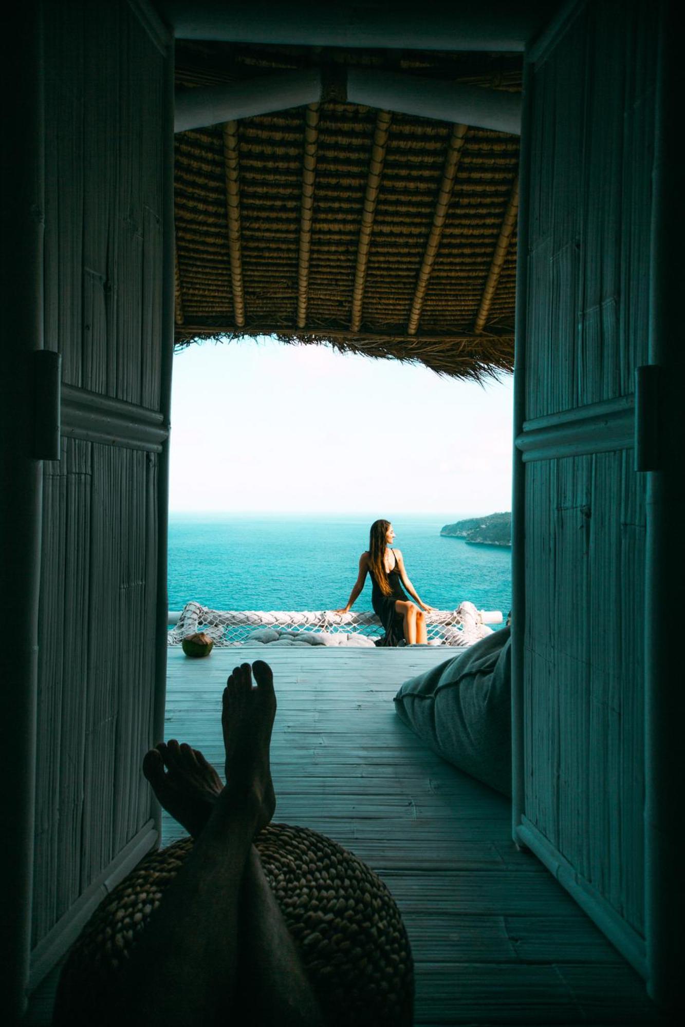 Tropical Glamping Nusa Penida Diamond Beach - Cliff Side Edge Polilit Kültér fotó