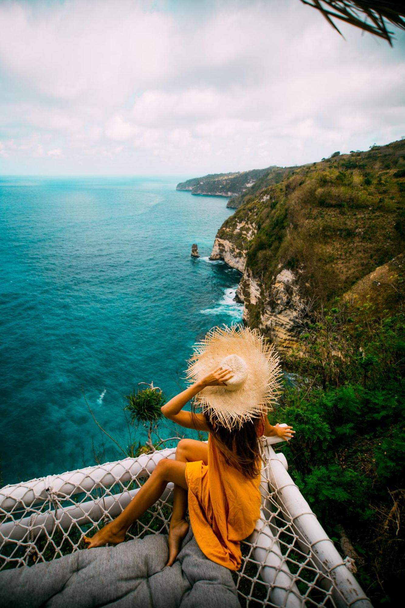 Tropical Glamping Nusa Penida Diamond Beach - Cliff Side Edge Polilit Kültér fotó