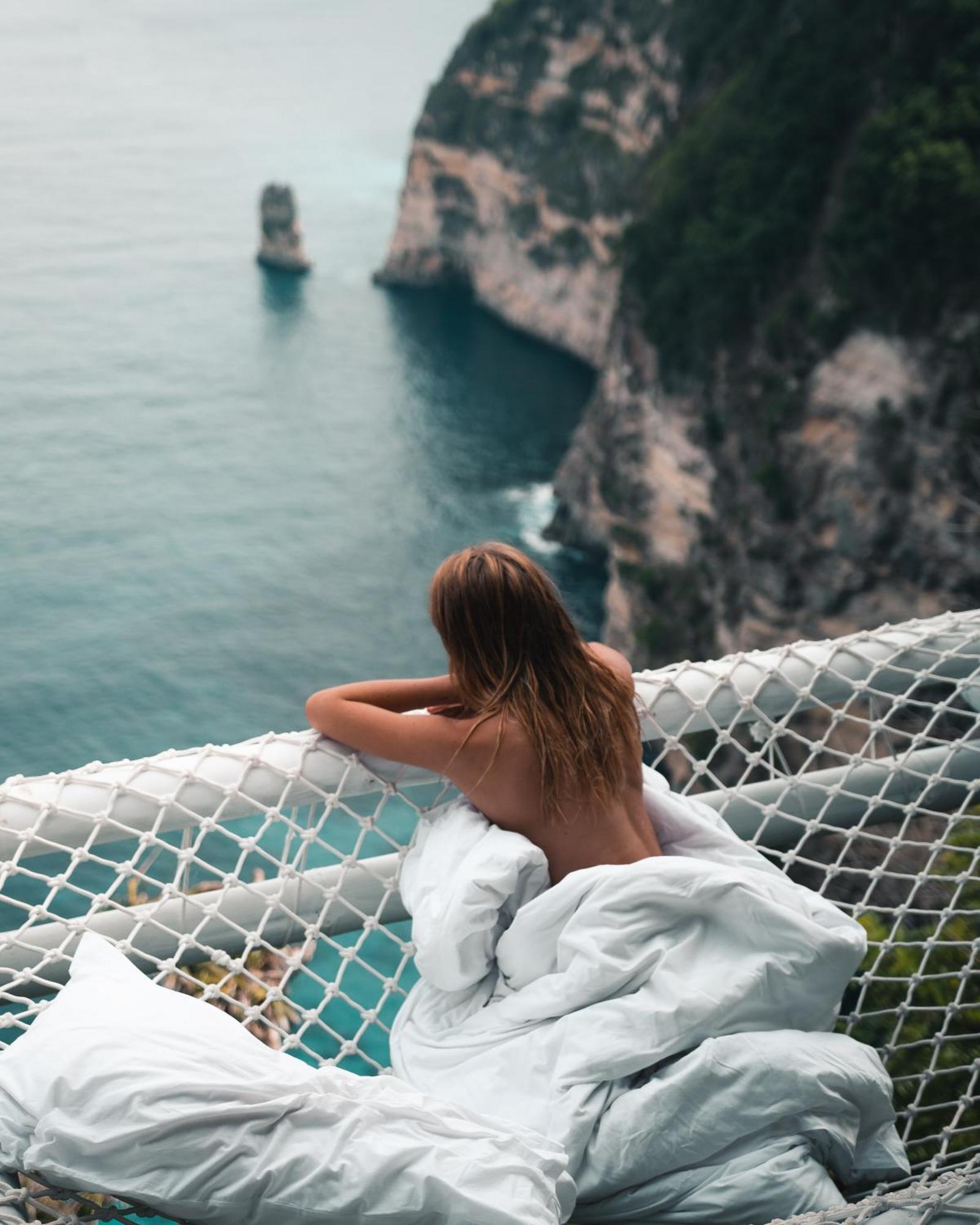 Tropical Glamping Nusa Penida Diamond Beach - Cliff Side Edge Polilit Kültér fotó