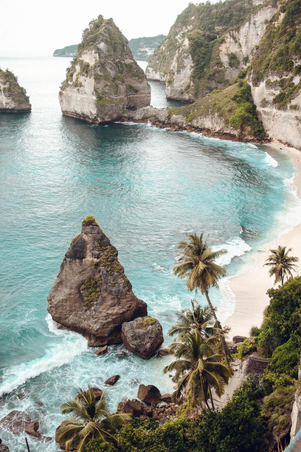 Tropical Glamping Nusa Penida Diamond Beach - Cliff Side Edge Polilit Kültér fotó
