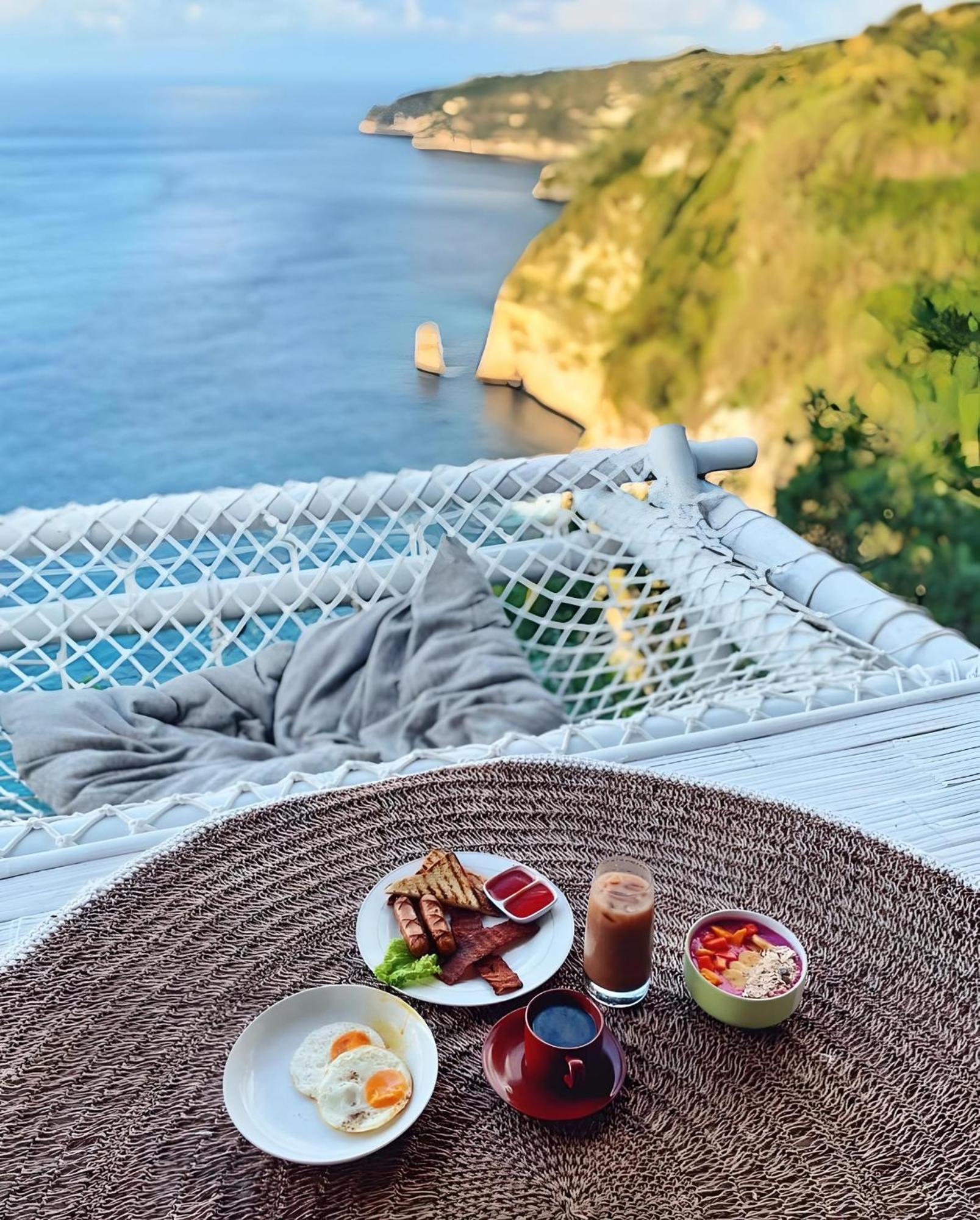 Tropical Glamping Nusa Penida Diamond Beach - Cliff Side Edge Polilit Kültér fotó