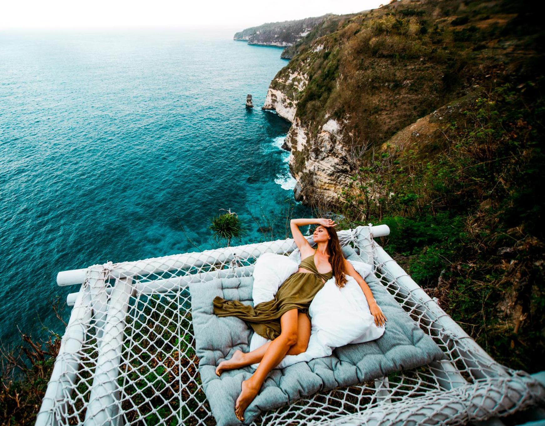 Tropical Glamping Nusa Penida Diamond Beach - Cliff Side Edge Polilit Kültér fotó